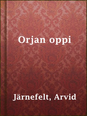 cover image of Orjan oppi